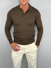 POLO LANA MANICA LUNGA