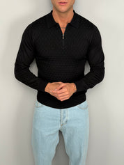 POLO TRAMA MAGLINA ZIP 2V