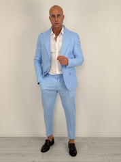 ABITO LINO MONOPETTO