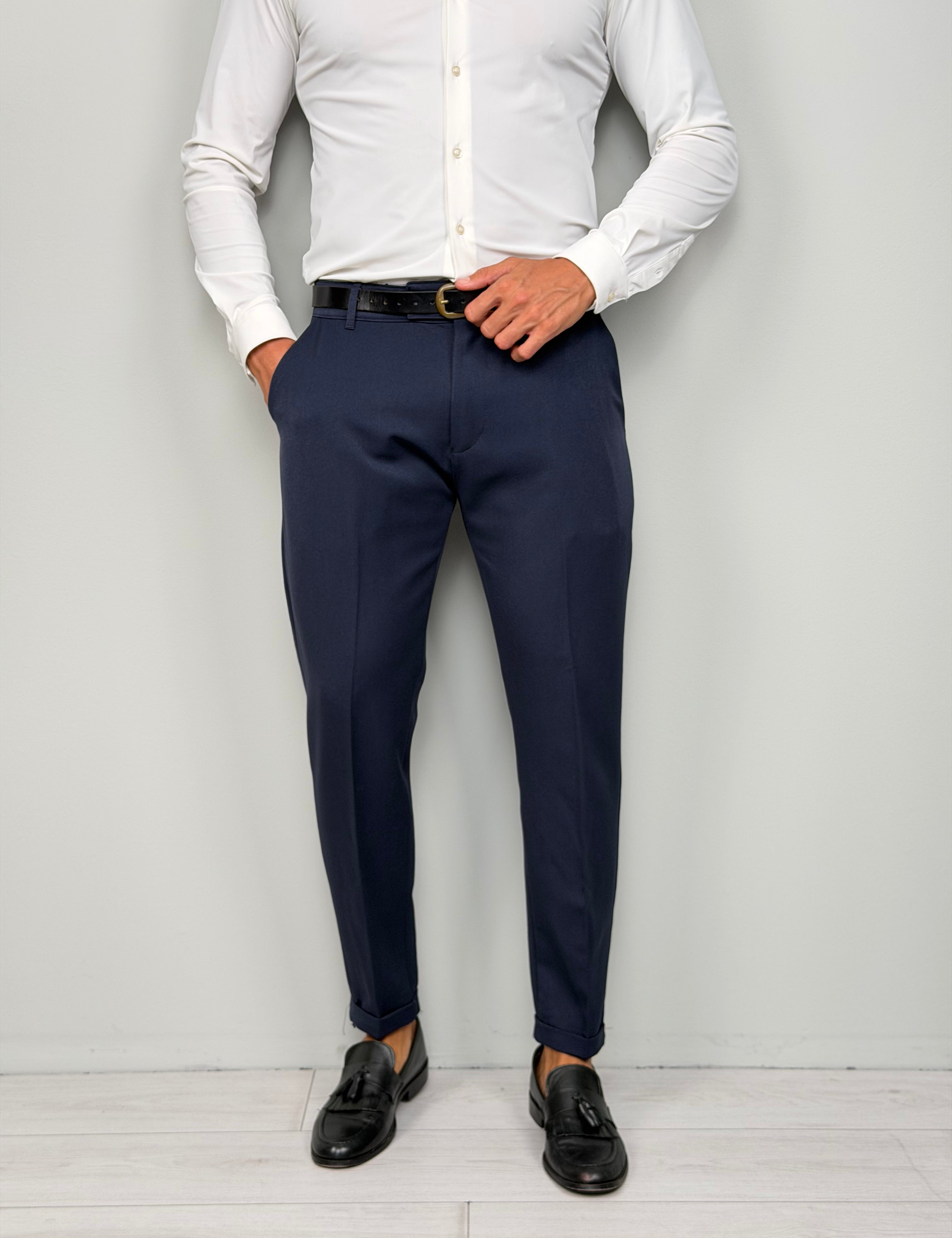 Pantalón modelo capri con vuelta invernal