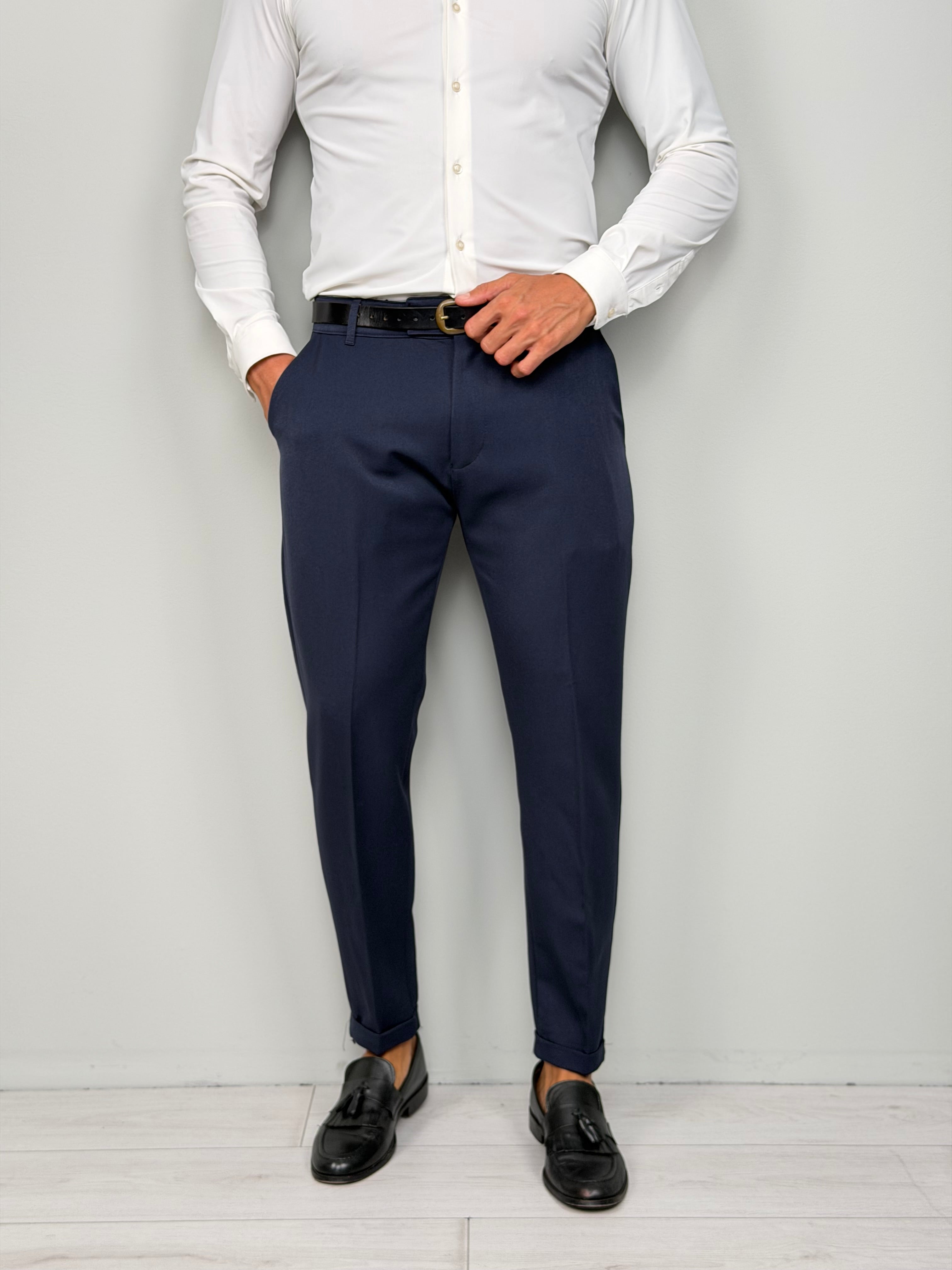 Pantalón modelo capri con vuelta invernal