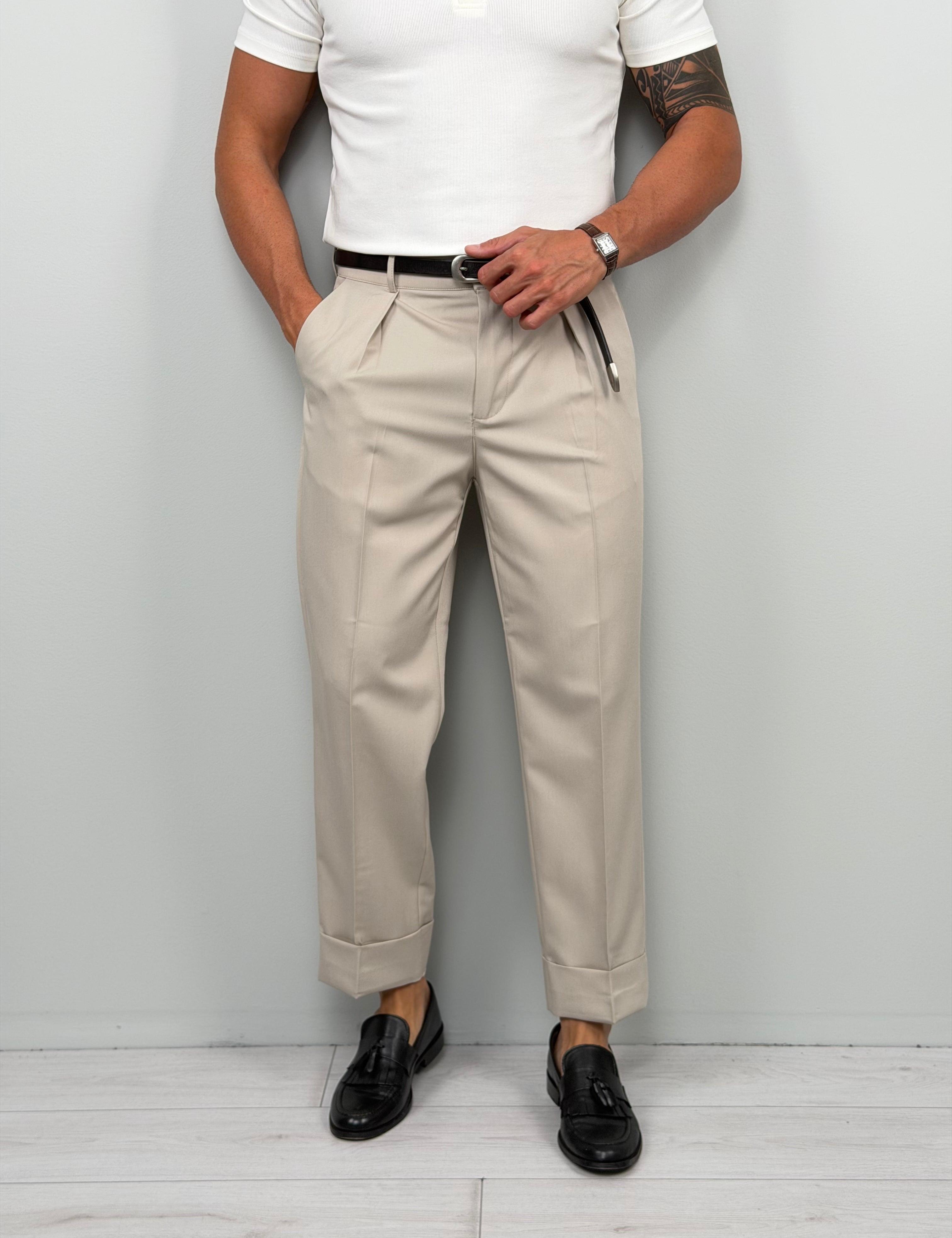 PANTALONE SOFT - TASCHE DIETRO