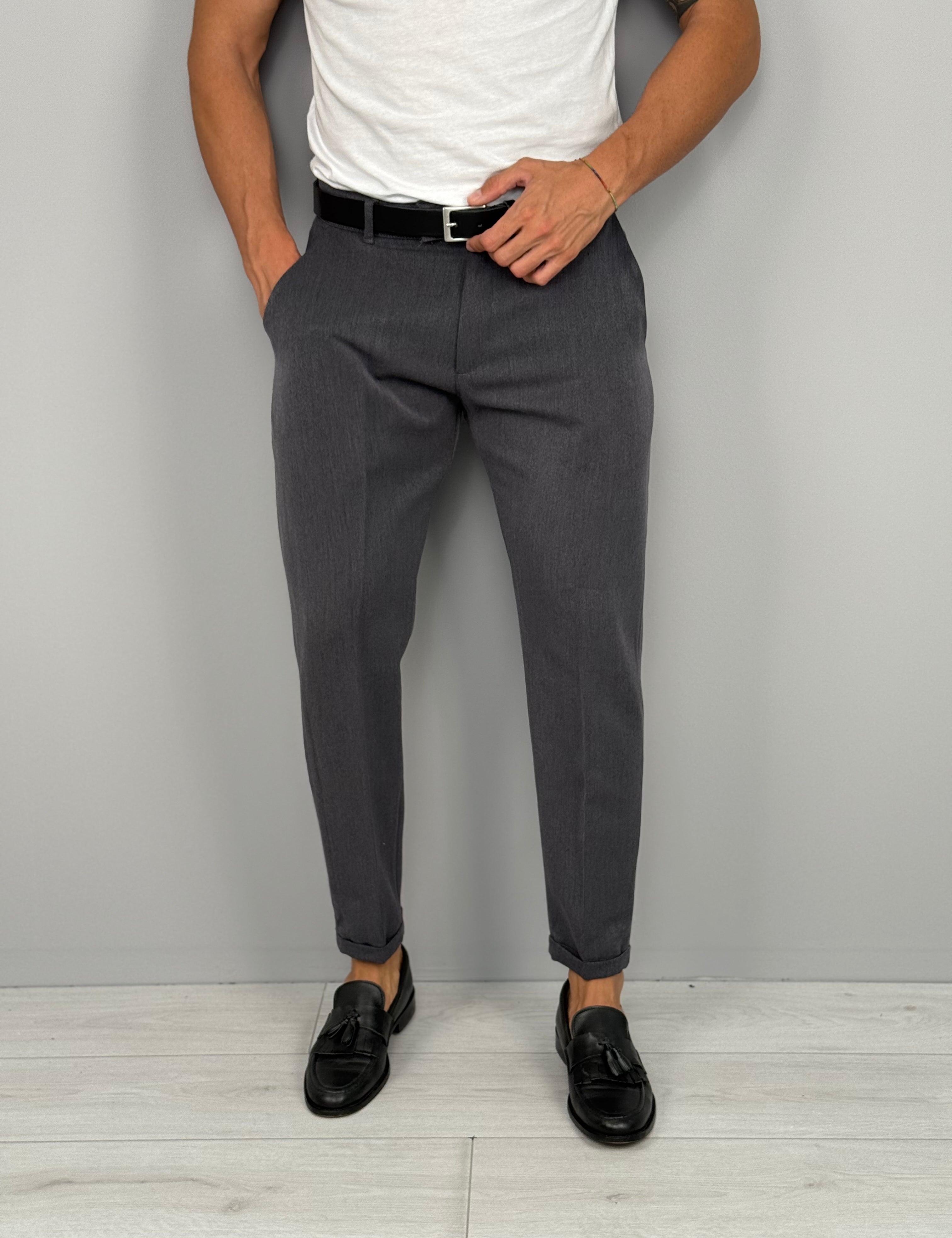 PANTALONE MOD CAPRI RISVOLTINO