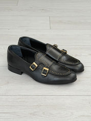 STUDDED LEATHER LOAFER