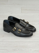 STUDDED LEATHER LOAFER