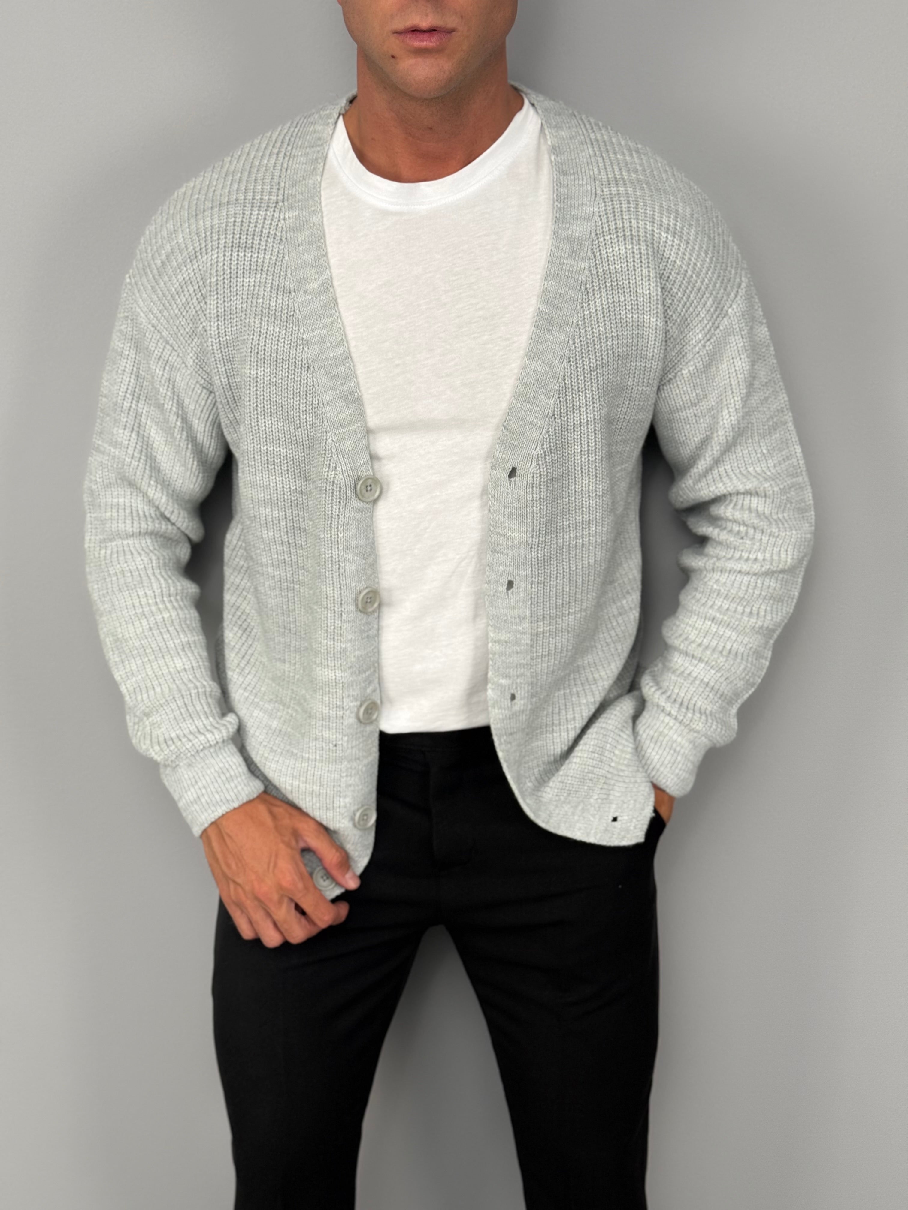 CARDIGAN BASIC IN FILO