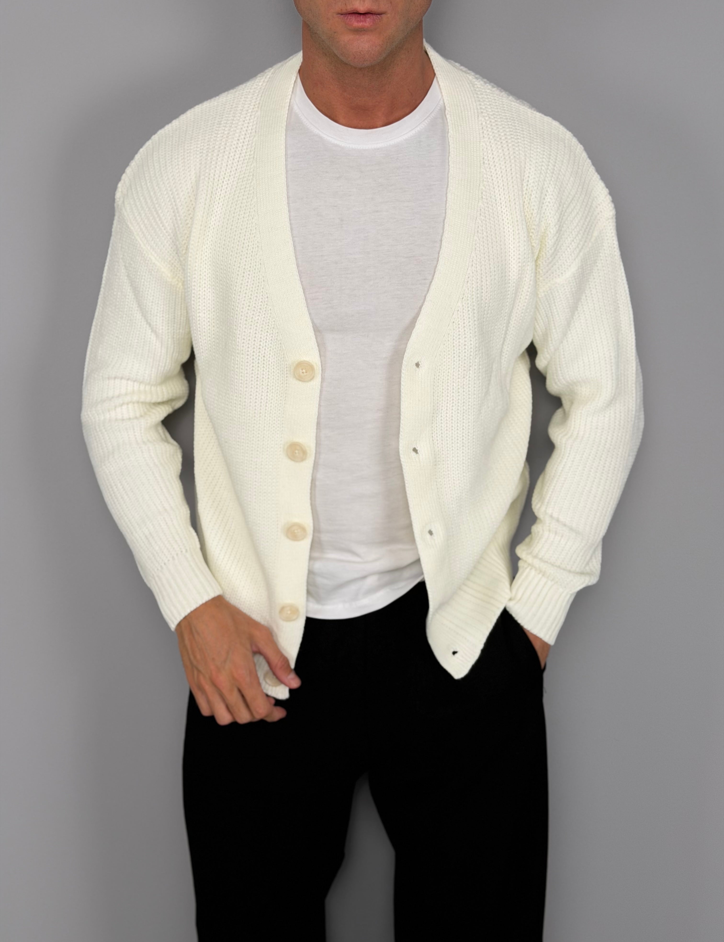 CARDIGAN BASIC IN FILO