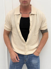 T-SHIRT CARDIGAN TRAFORATA