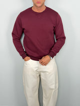SUDADERA AFELPADA DE CUELLO REDONDO