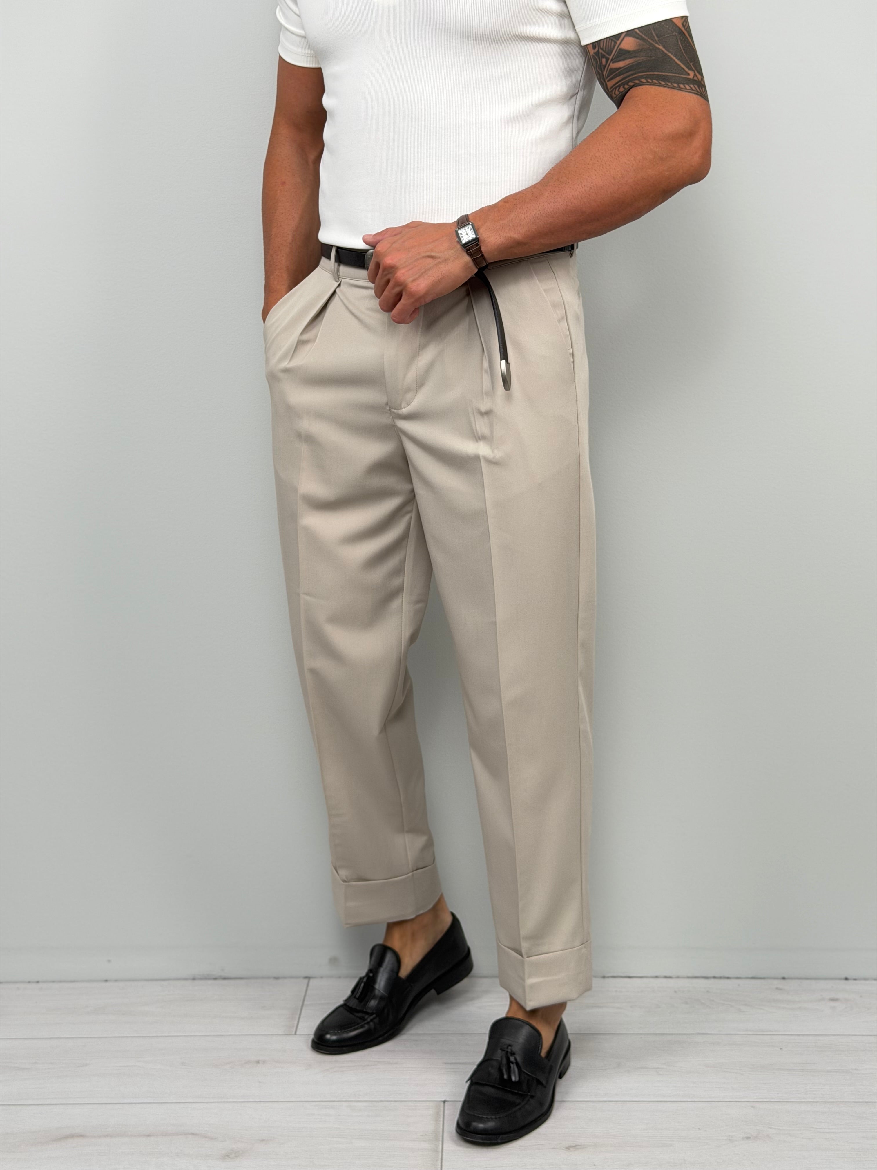 PANTALONE SOFT - TASCHE DIETRO