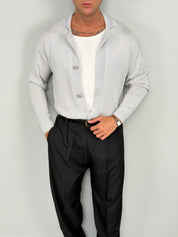 CARDIGAN POLO COTONE