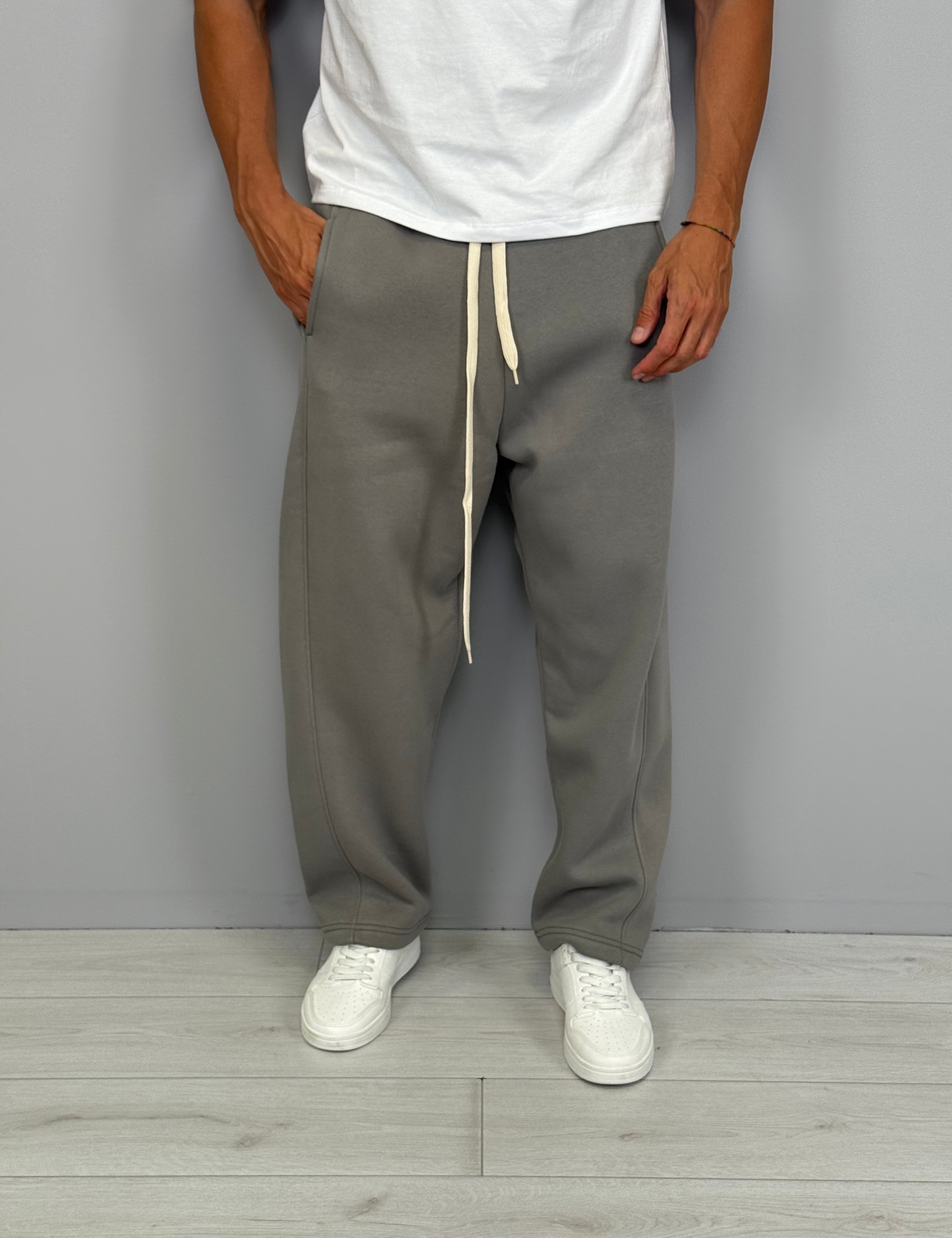 PANTALONE TUTA AMPIO RIGA FELPATO