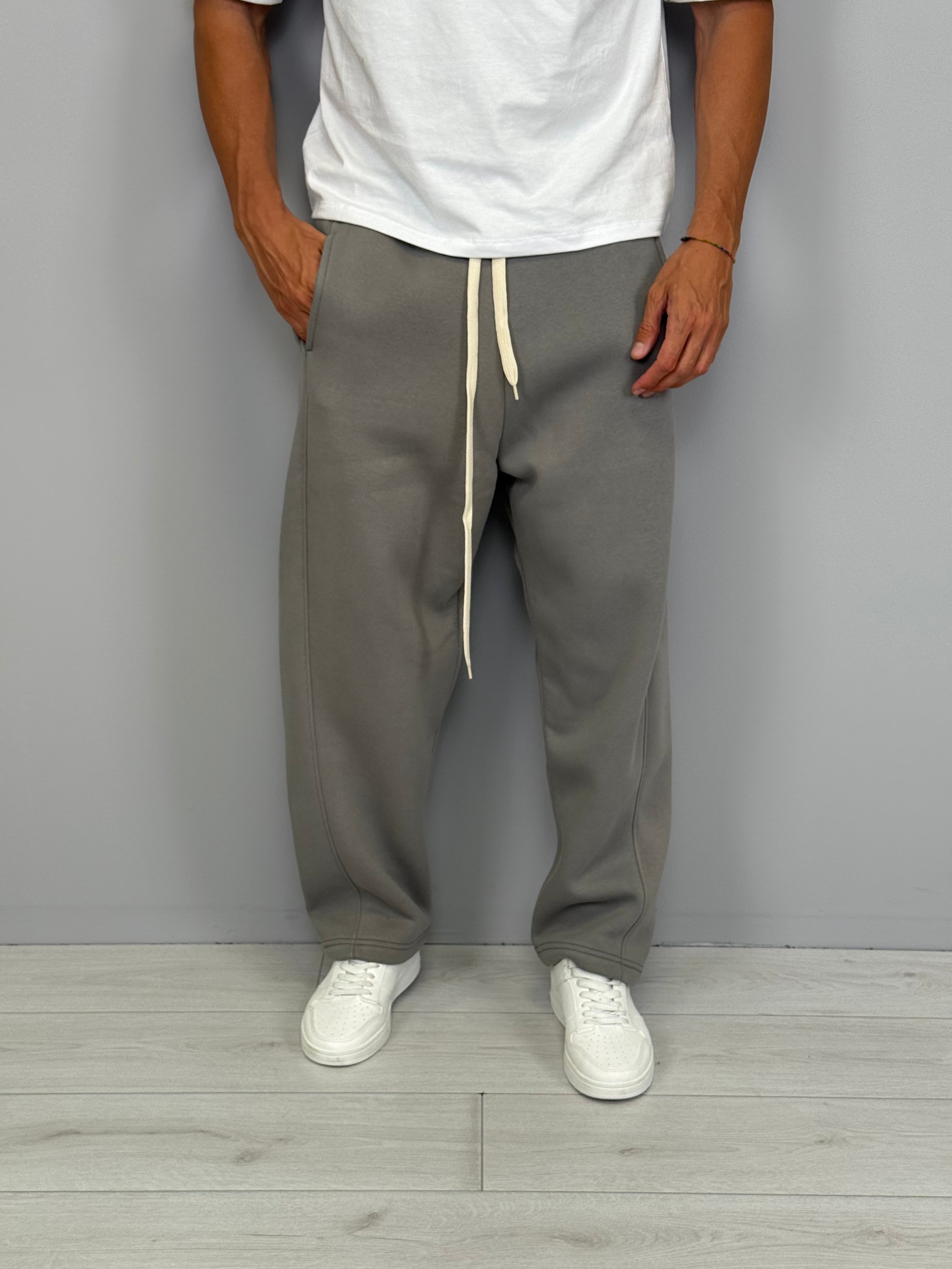 PANTALONE TUTA AMPIO RIGA FELPATO