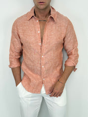 CAMICIA LINO V2 FIAMMATO - Tg. XXL e XXXL