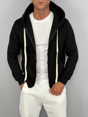 FELPA ZIP WHITELACE FELPATA