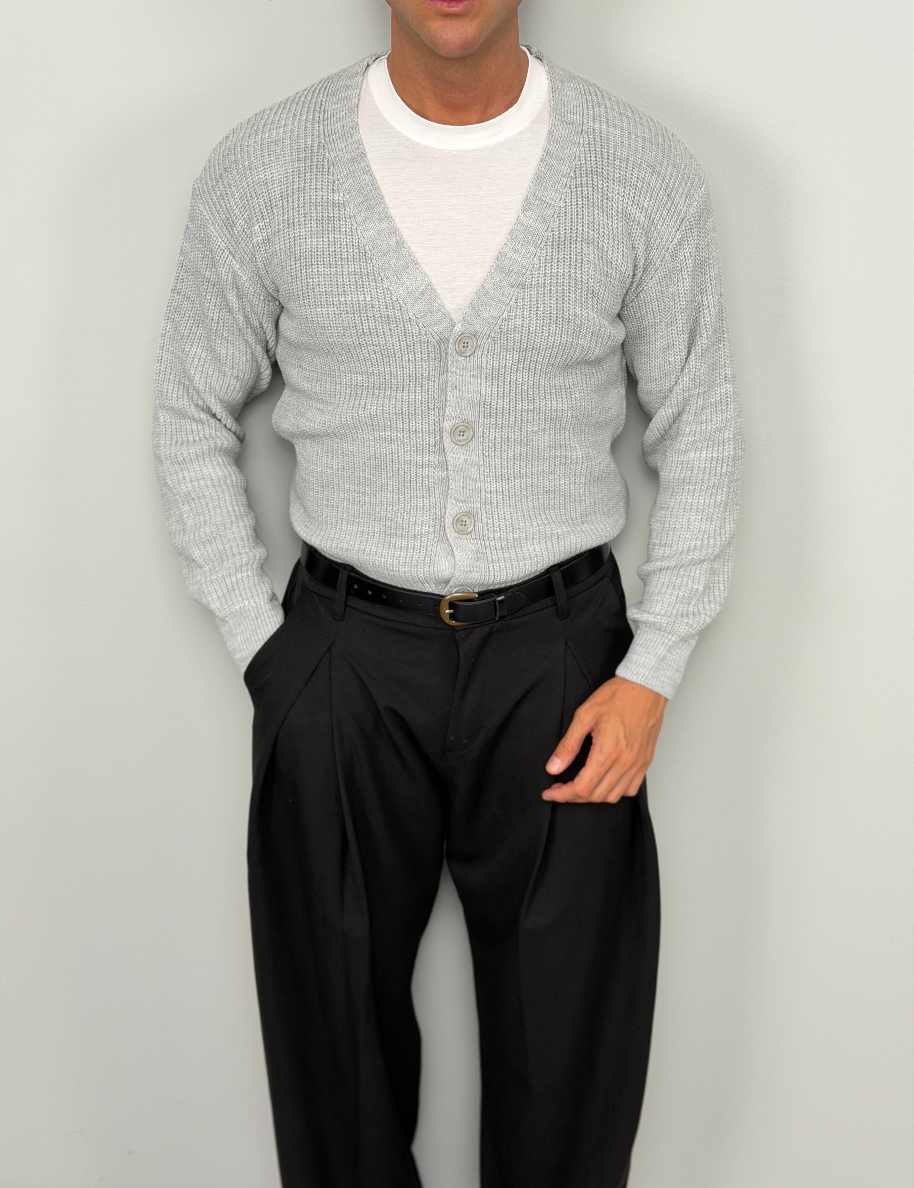 BASIC THREAD CARDIGAN