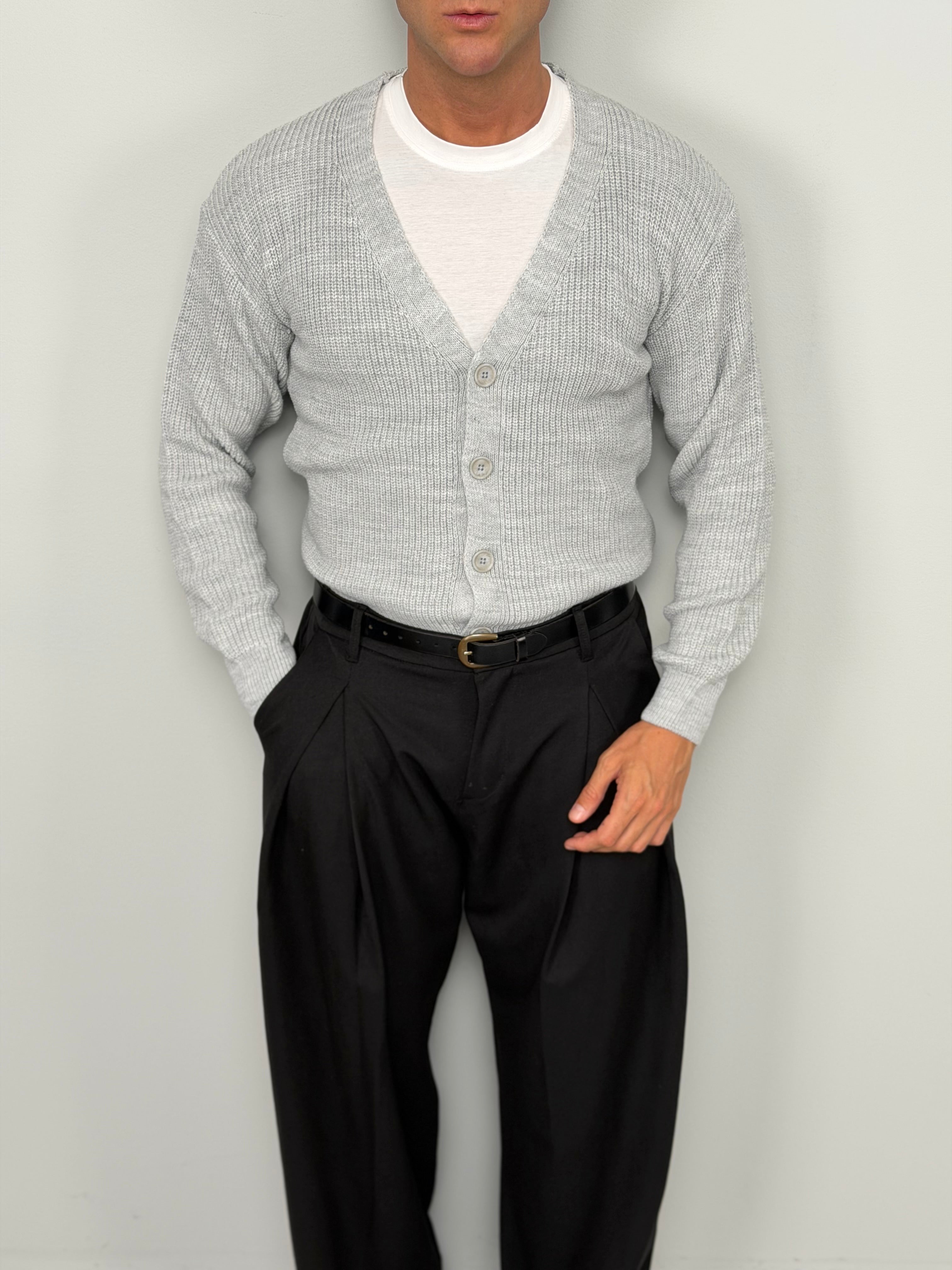 BASIC THREAD CARDIGAN