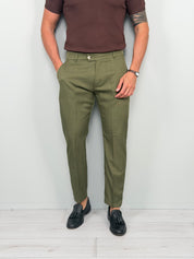 PANTALONE MOD CAPRI FIAMMATO