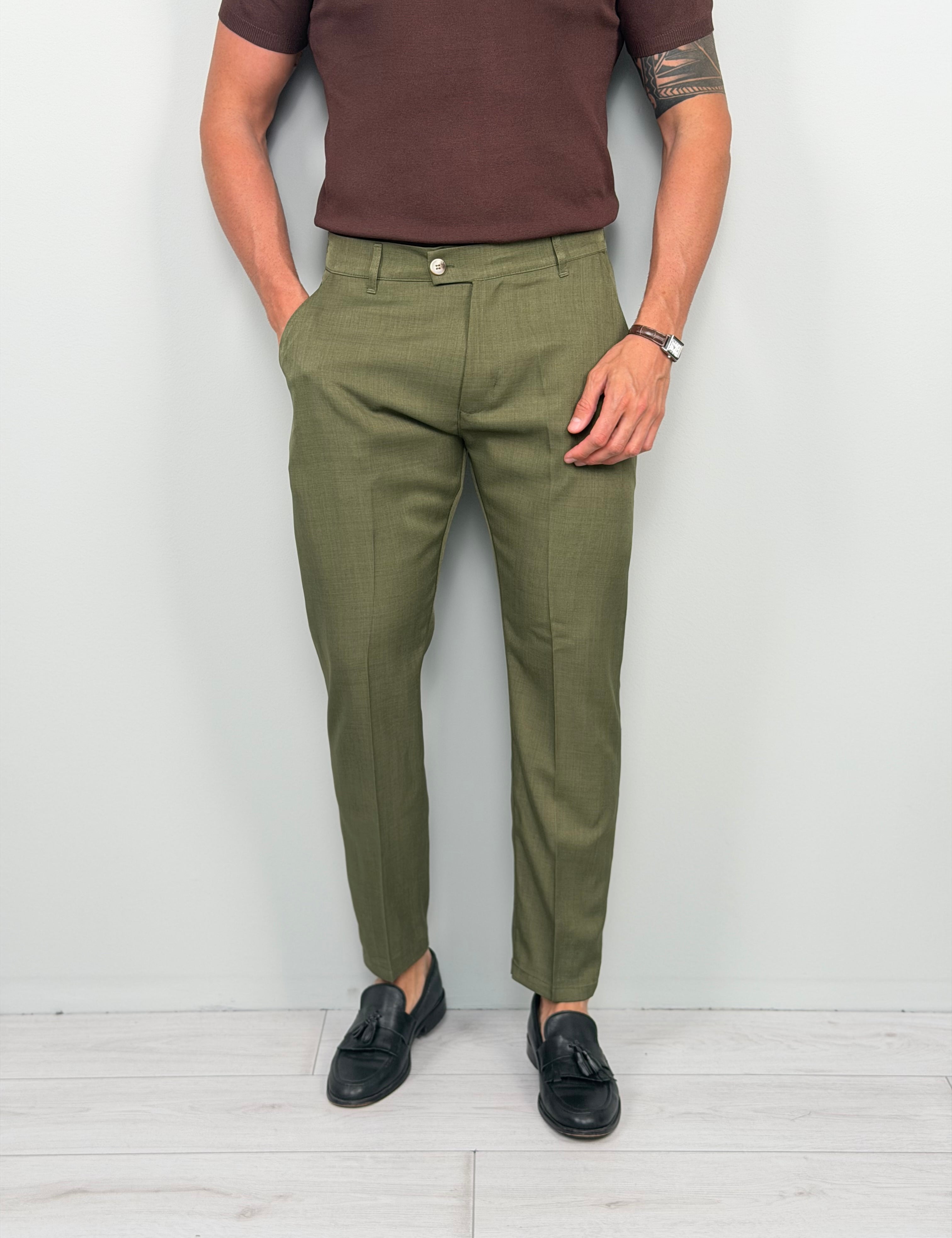 PANTALONE MOD CAPRI FIAMMATO