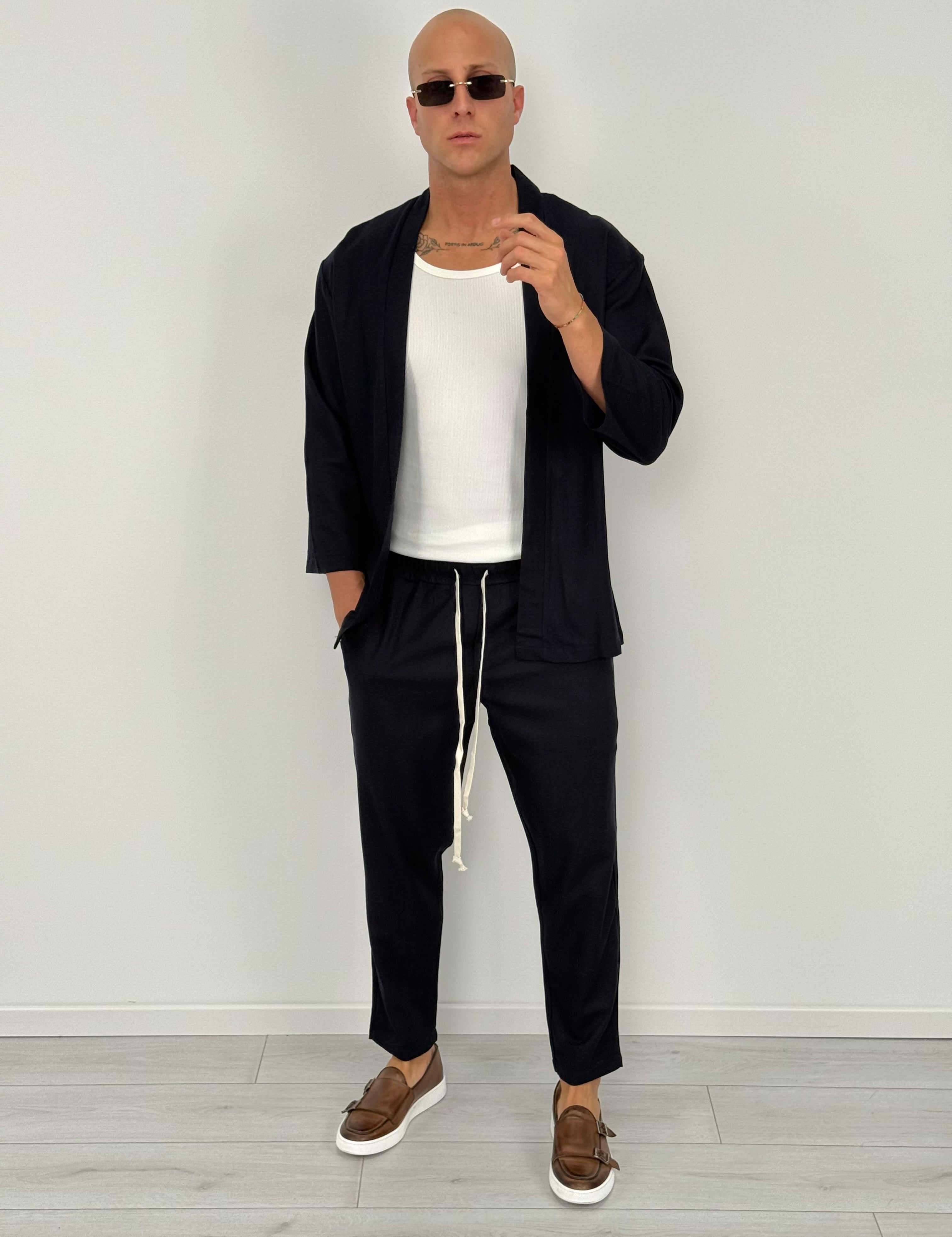 COORDINATO LINO FLOW - rimasto L bianco