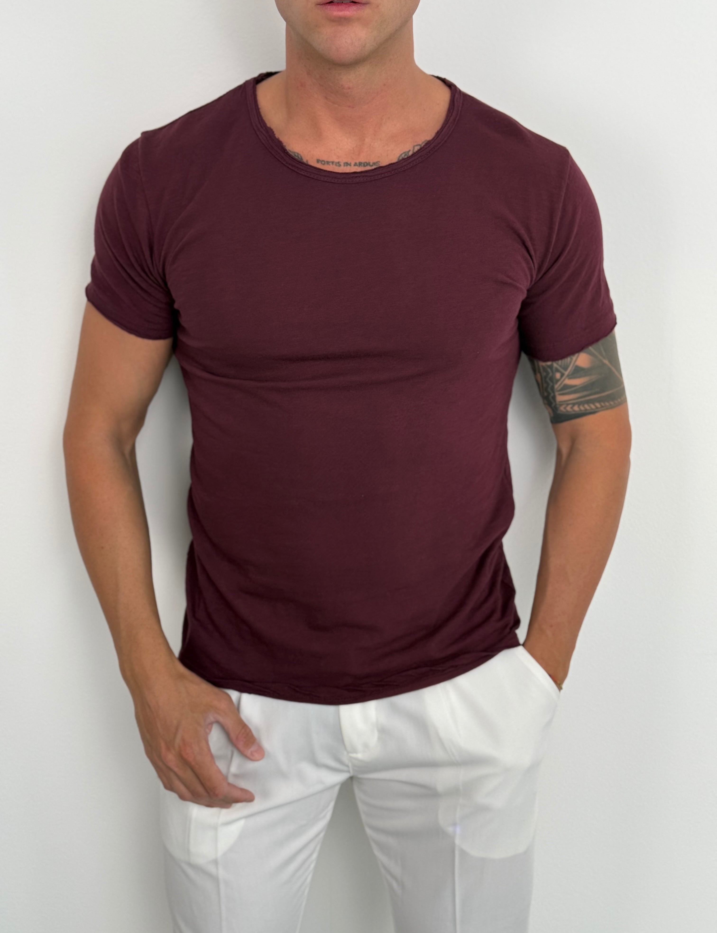 T-SHIRT COTONE FIAMMATO