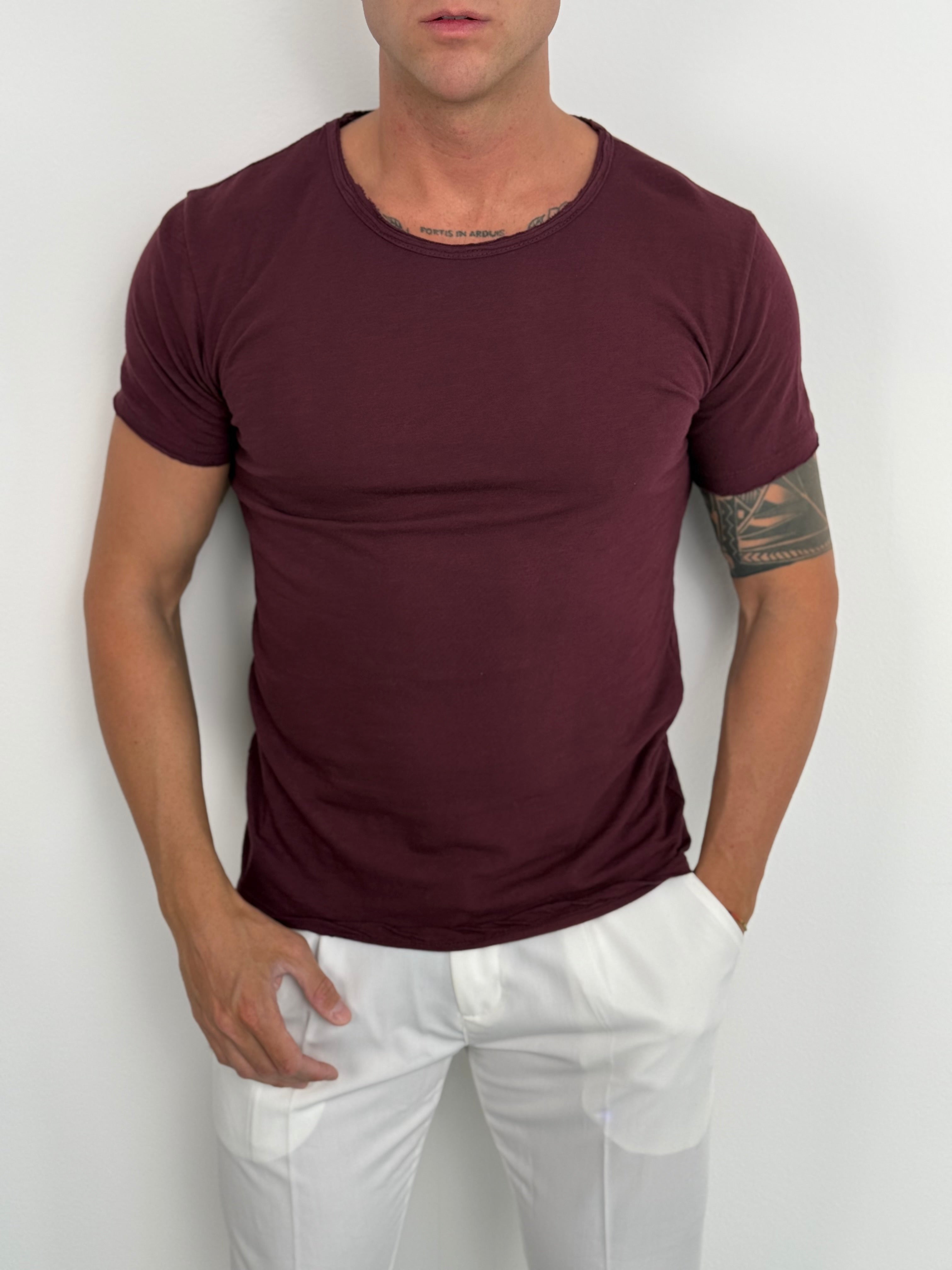 T-SHIRT COTONE FIAMMATO