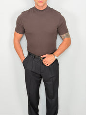 T-SHIRT COTONE MEZZO COLLO