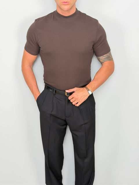 T-SHIRT COTONE MEZZO COLLO