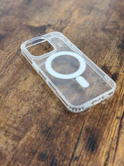 COVER MAGSAFE IPHONE 15PRO/16PRO/16PROMAX TRASPARENTE