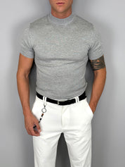 T-SHIRT MEZZO COLLO MAGLINA