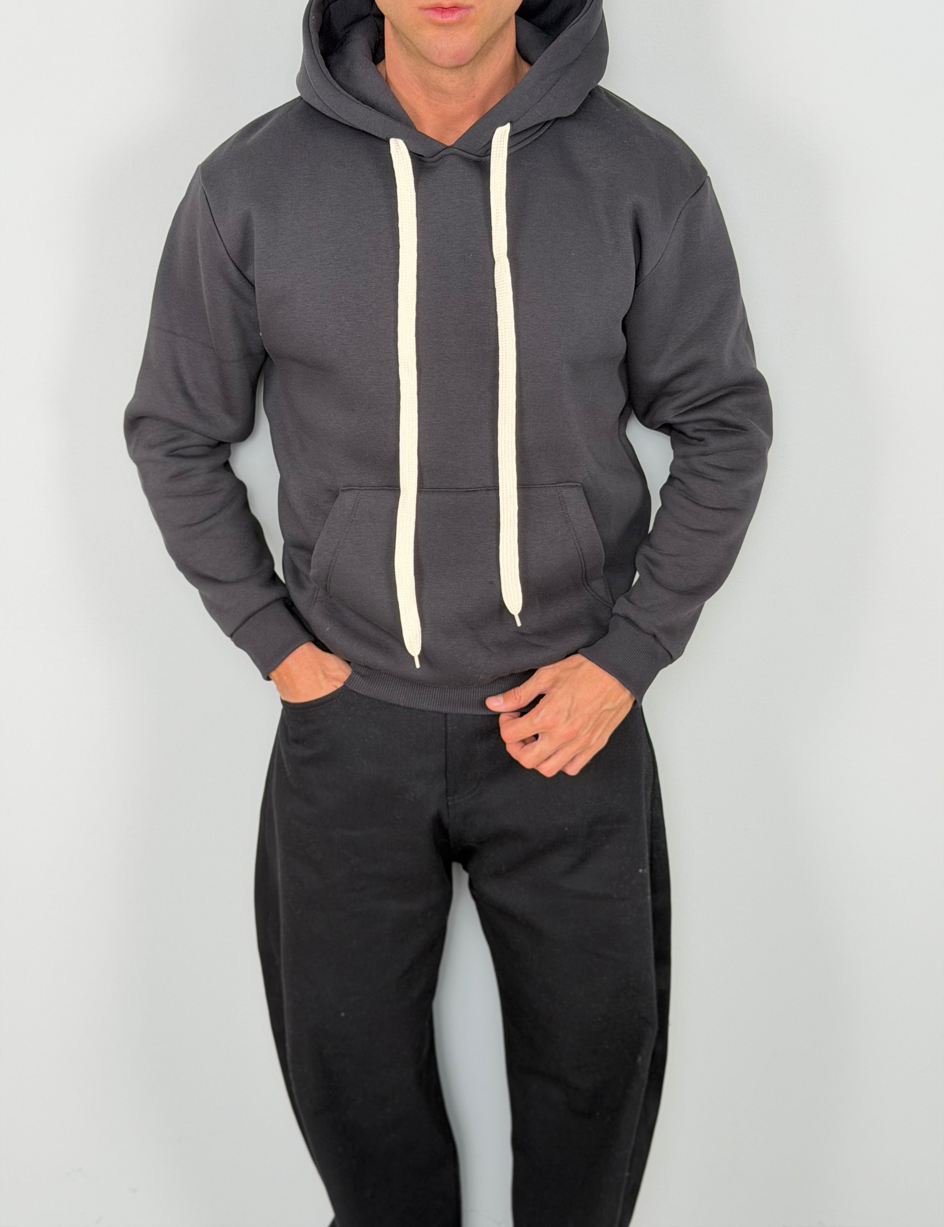 Basic-Sweatshirt aus Fleece