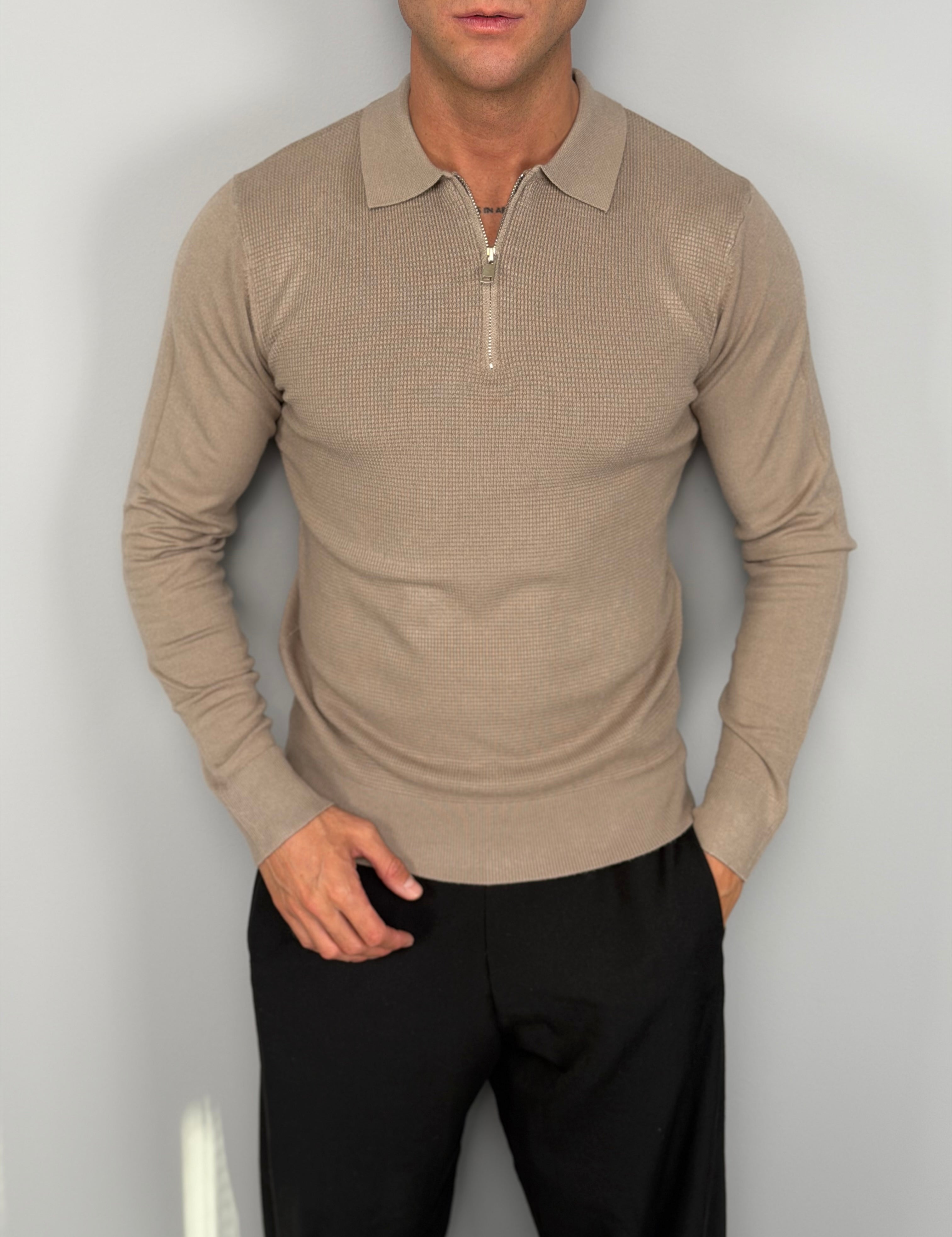 POLO ZIP LENNON MAGLINA