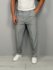 PANTALON À LARGE COMPOSITE - POCHE ARRIÈRE