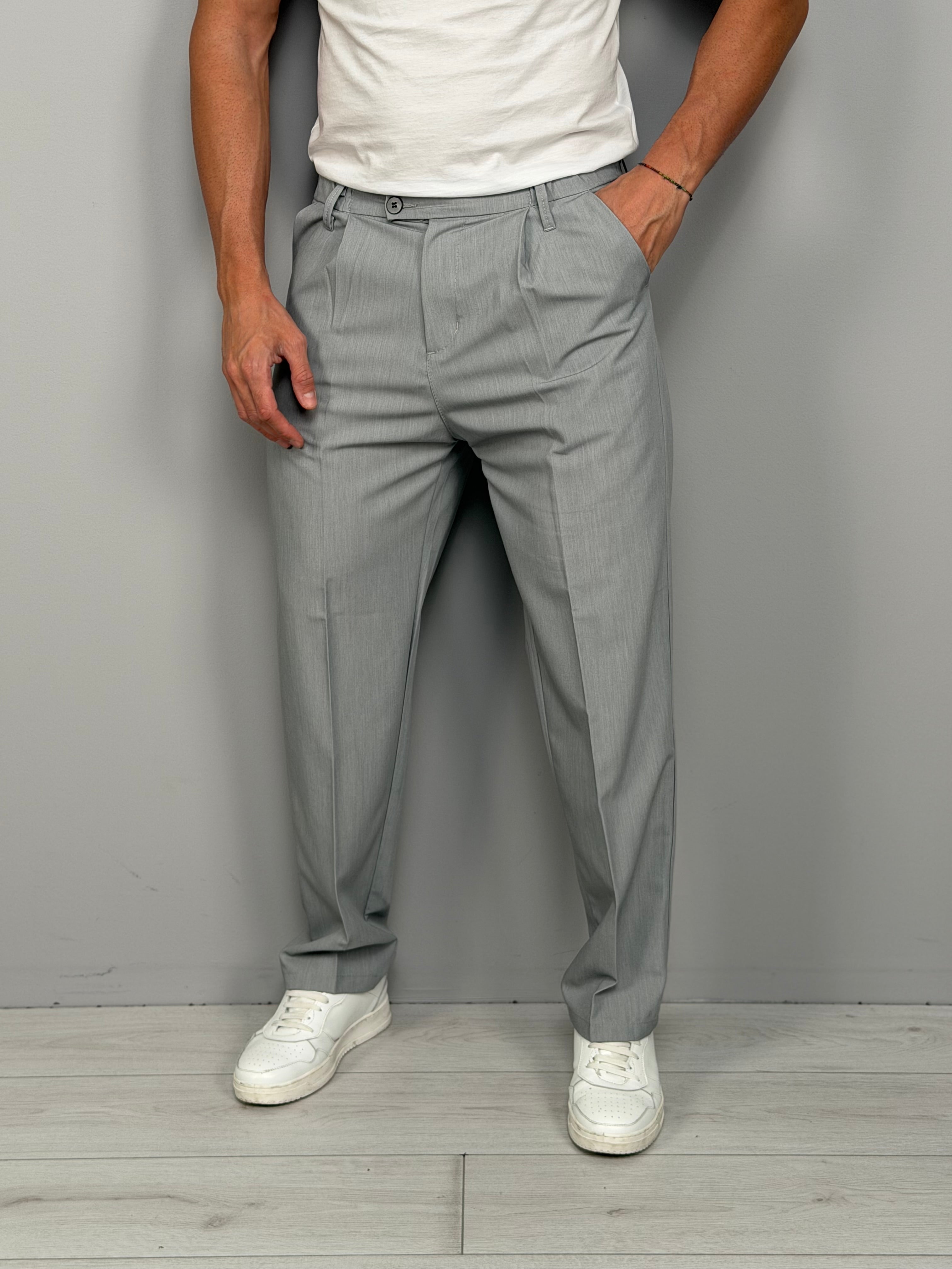 PANTALON À LARGE COMPOSITE - POCHE ARRIÈRE