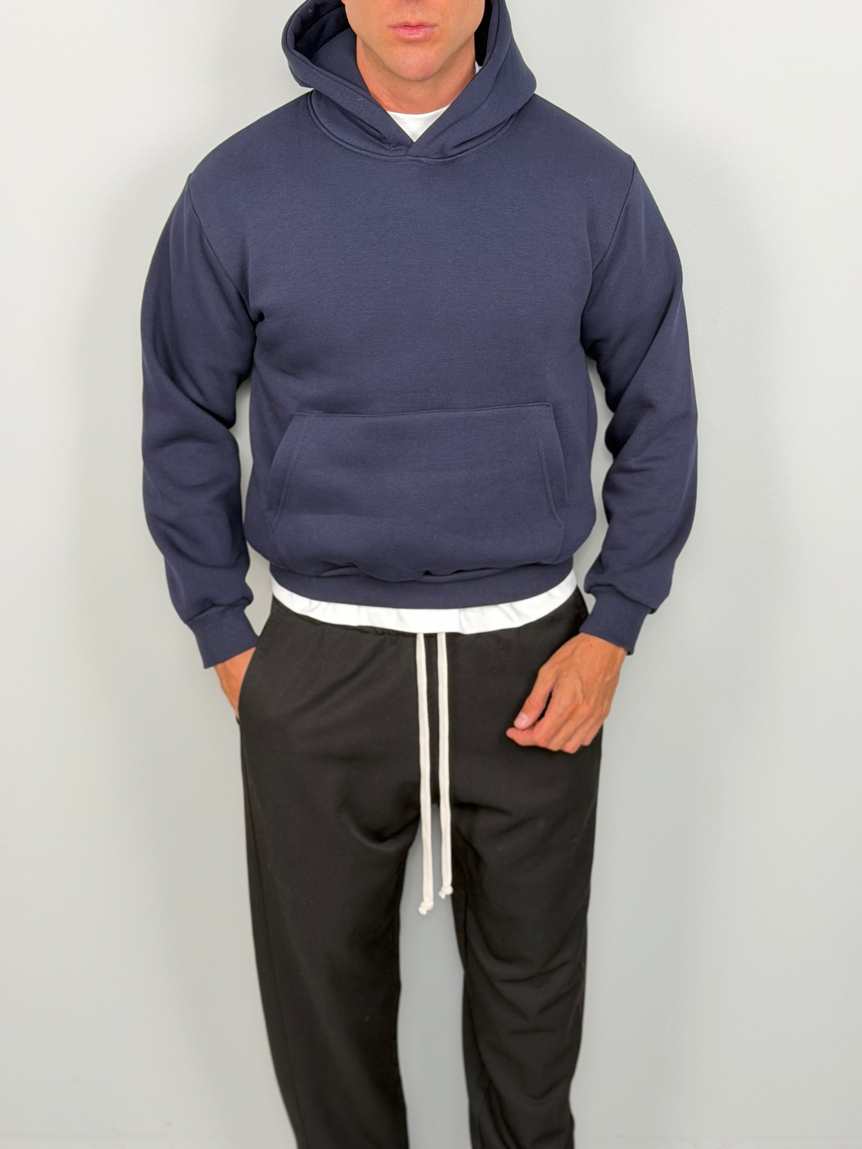 SWEAT SHIRT COUPE BOXY EN MOLLETON