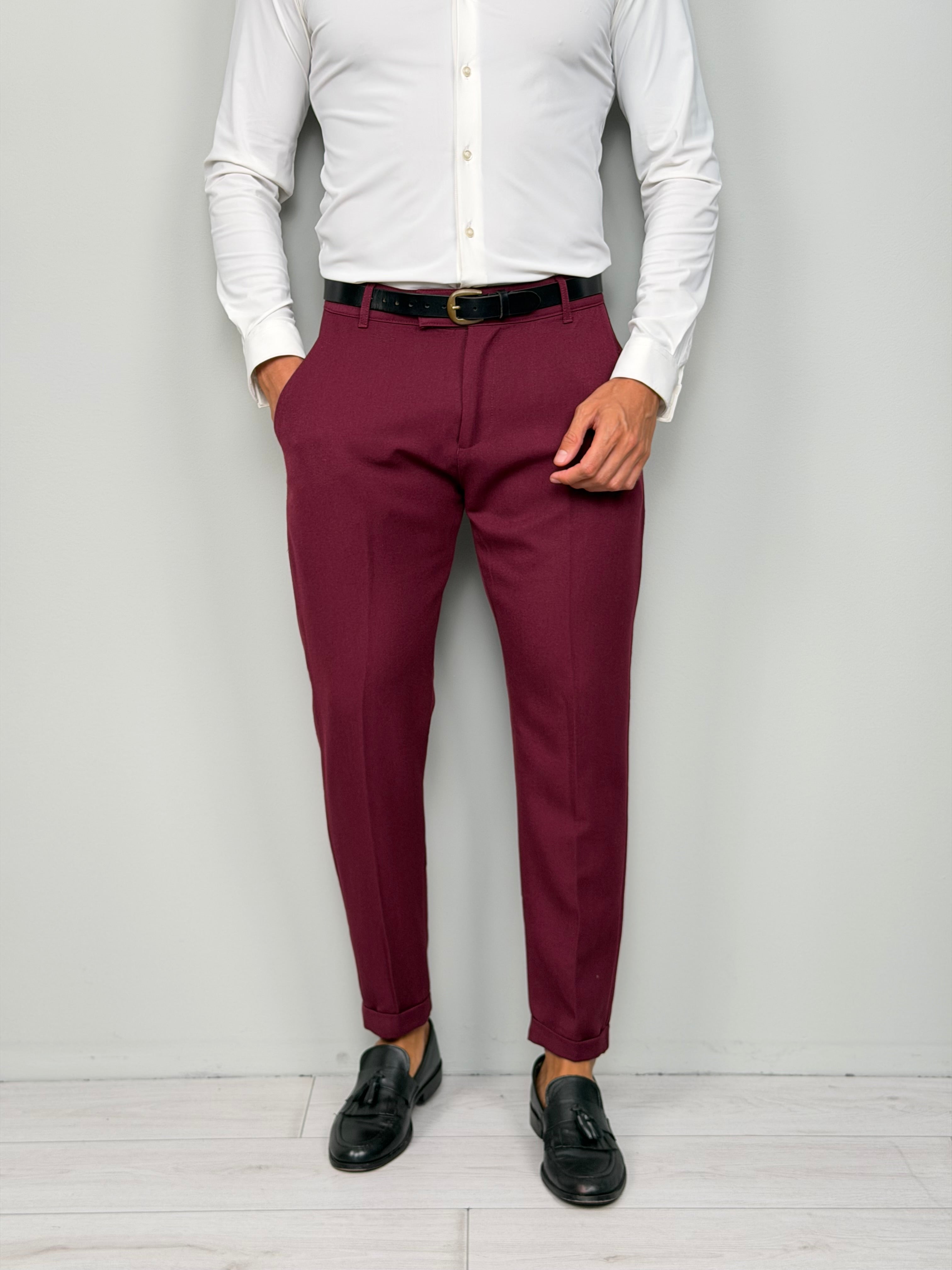 Pantalón modelo capri con vuelta invernal