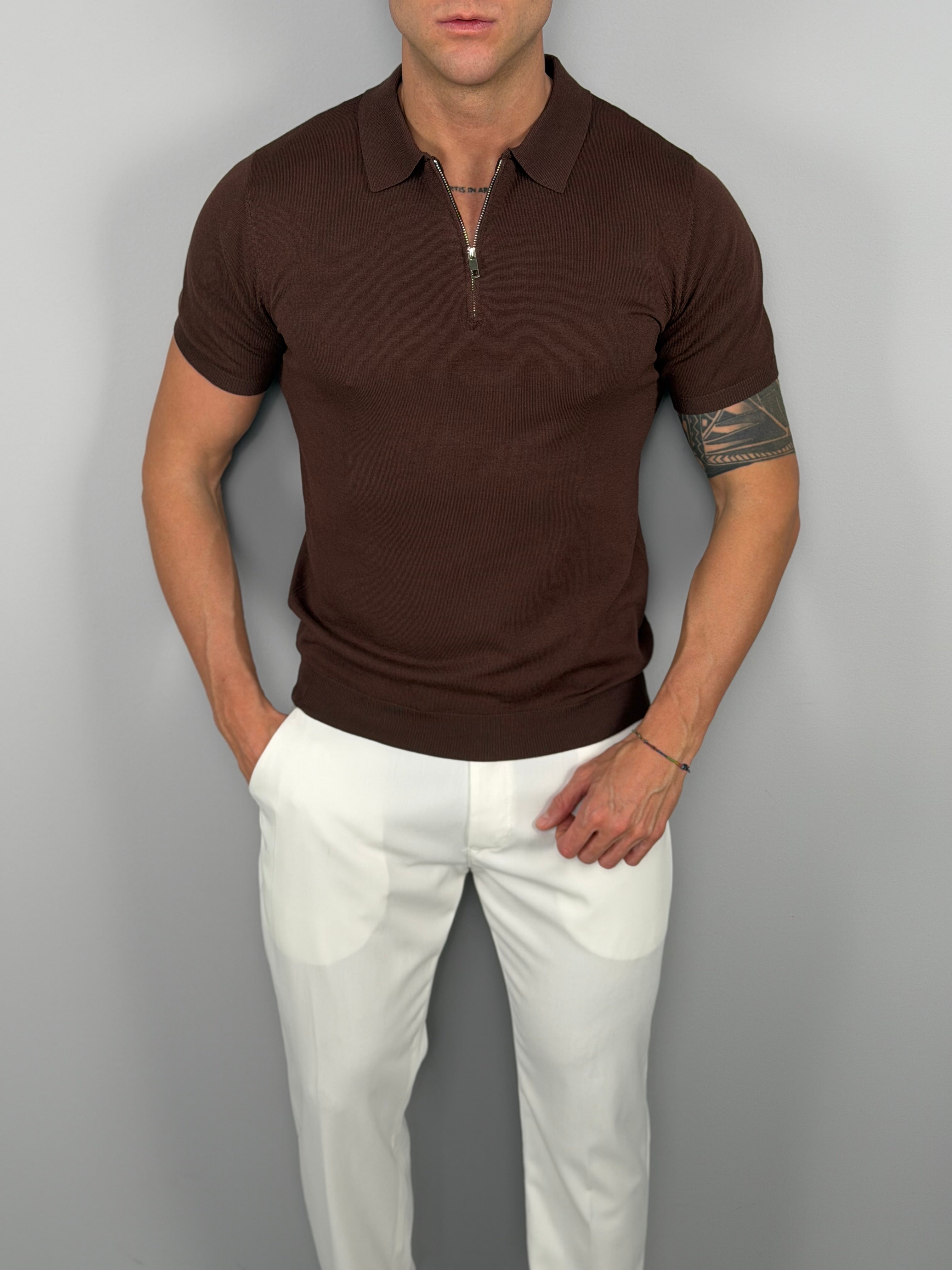 POLO À FERMETURE ÉCLAIR PALMAS