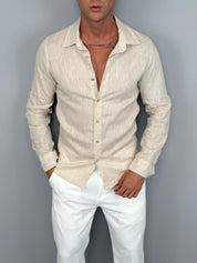 CAMICIA LINO V3 FIAMMATO