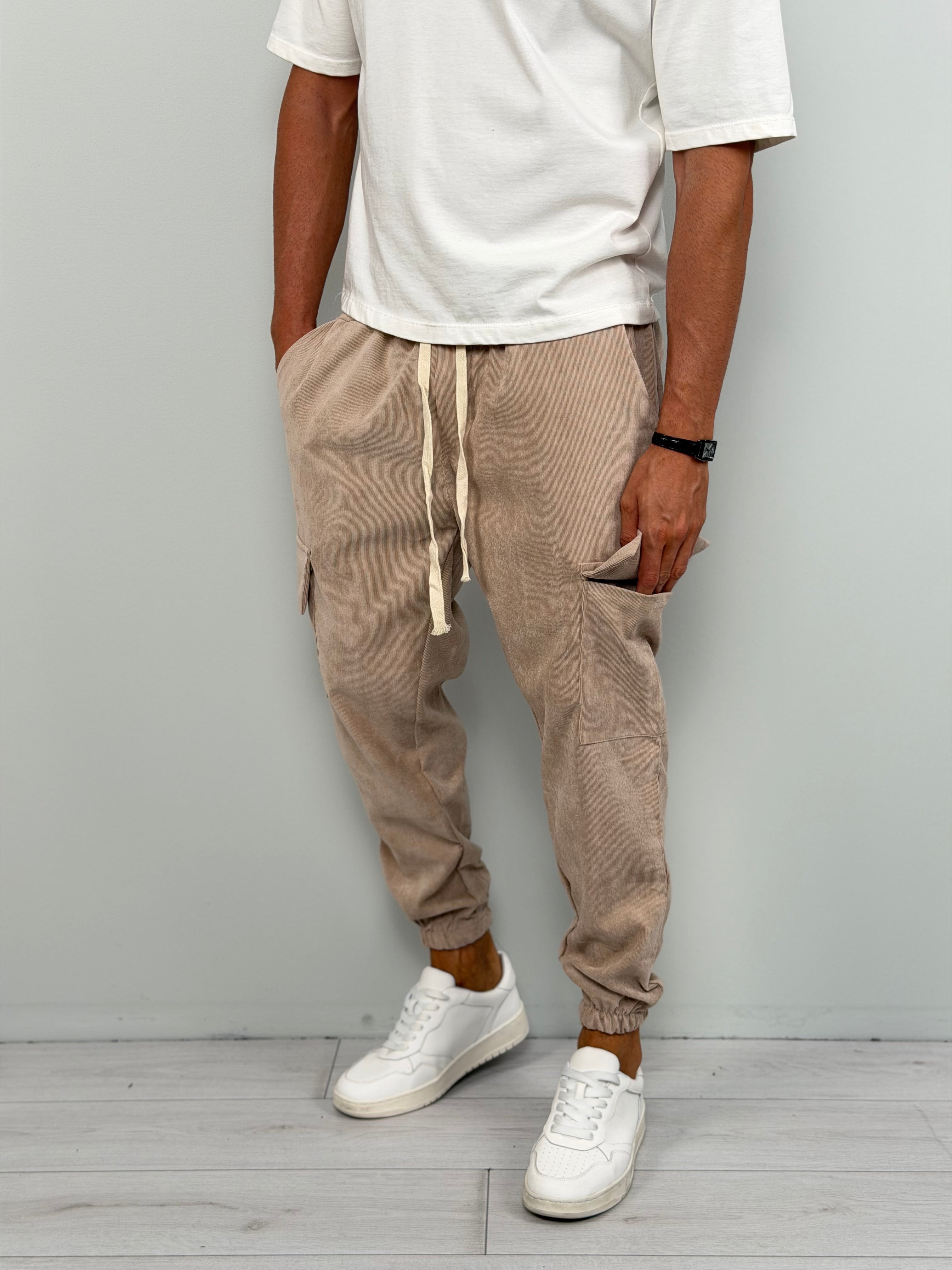 PANTALONE VELLUTO COSTINA