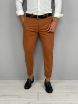 CAPRI FALL TROUSERS WITH ROLLS - BACK POCKETS 