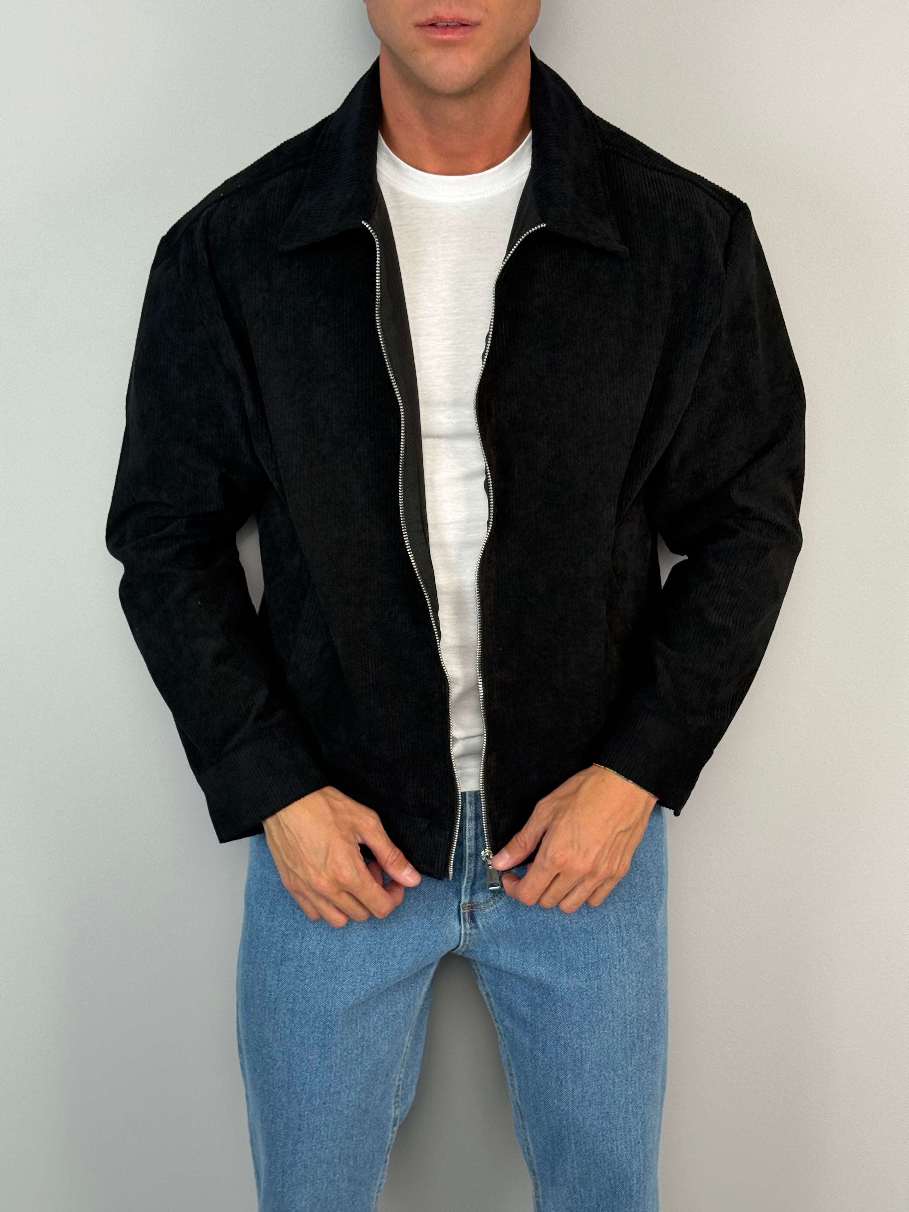 CAMICIONE VELLUTO ZIP