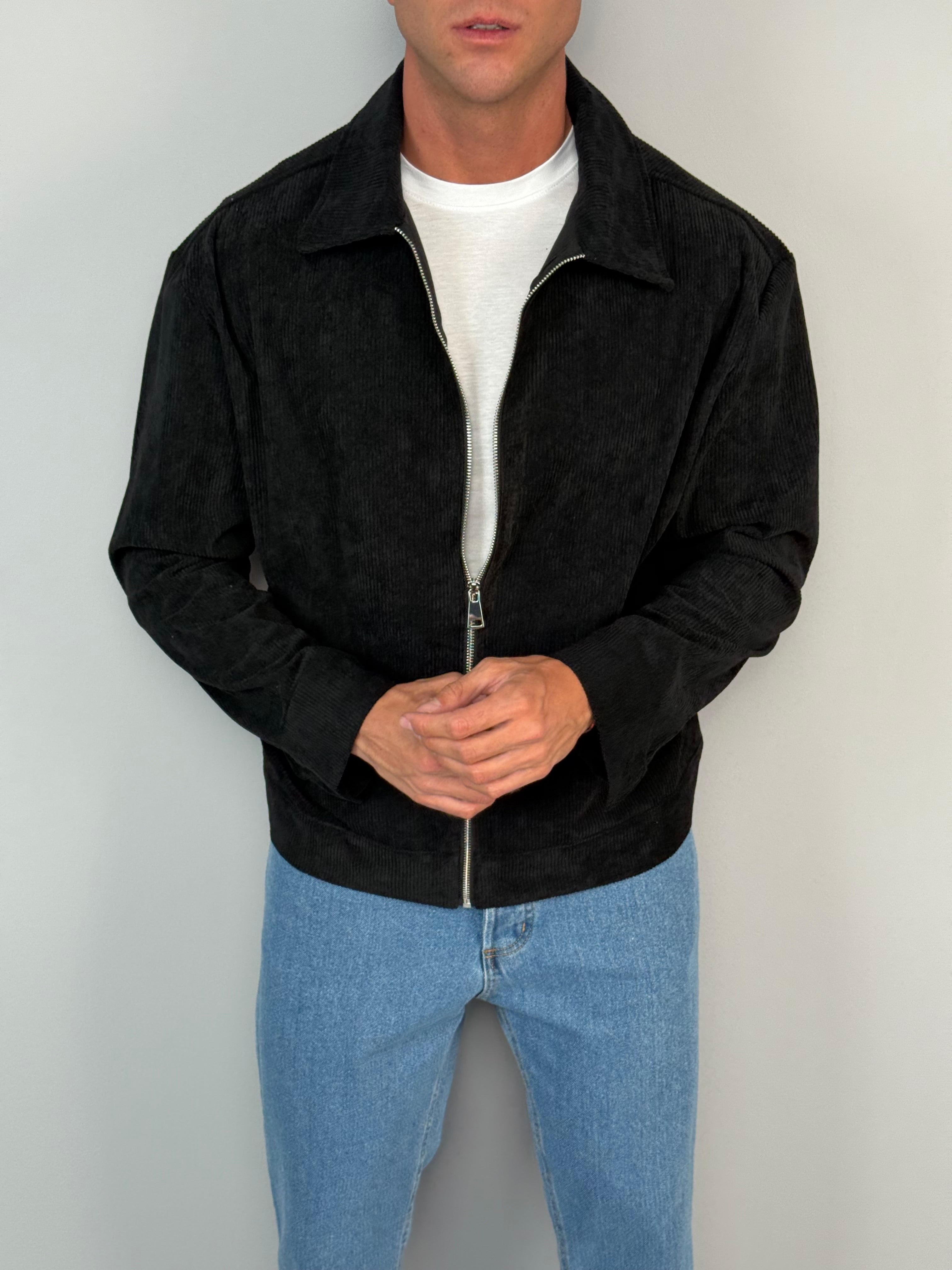 CAMICIONE VELLUTO ZIP