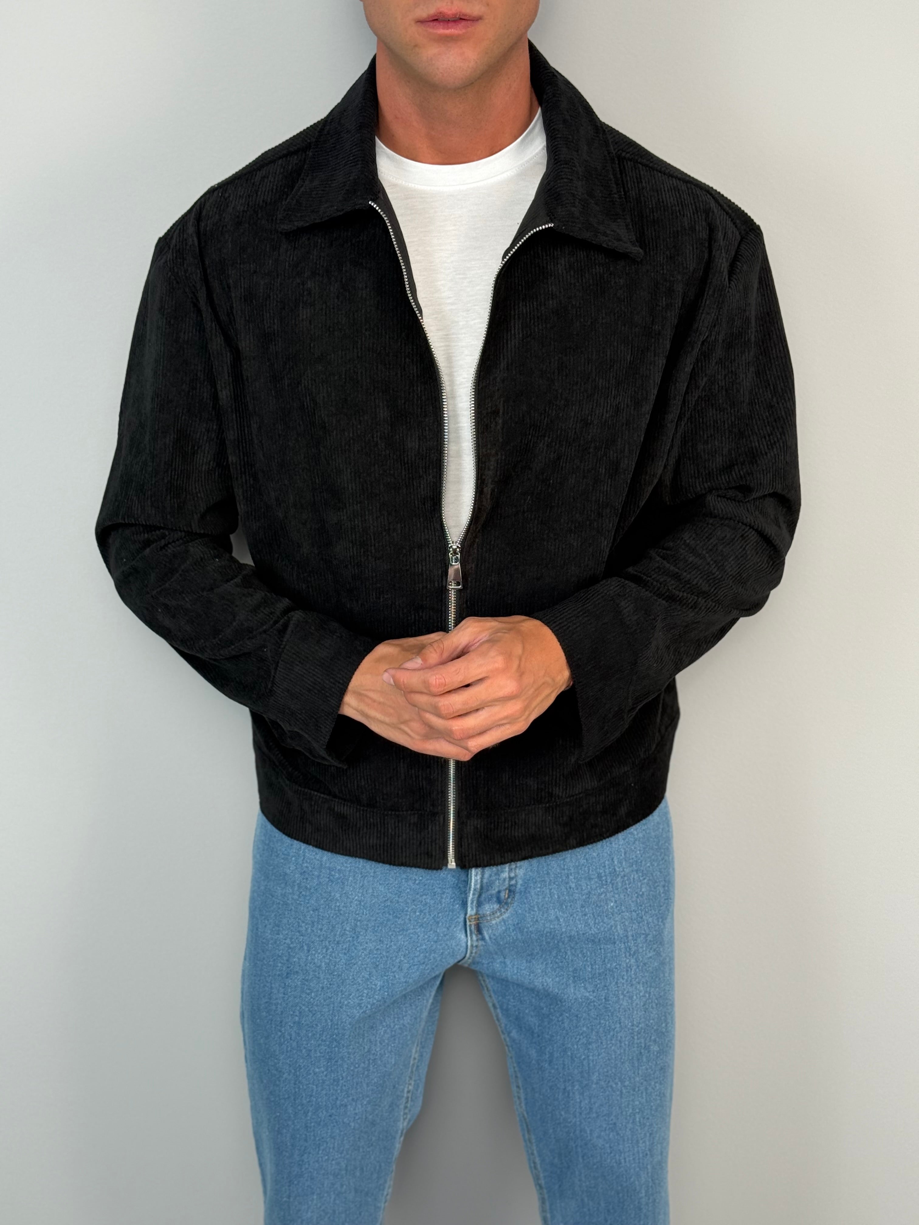 CAMICIONE VELLUTO ZIP