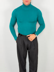 Rollkragen-Feinstrickpullover