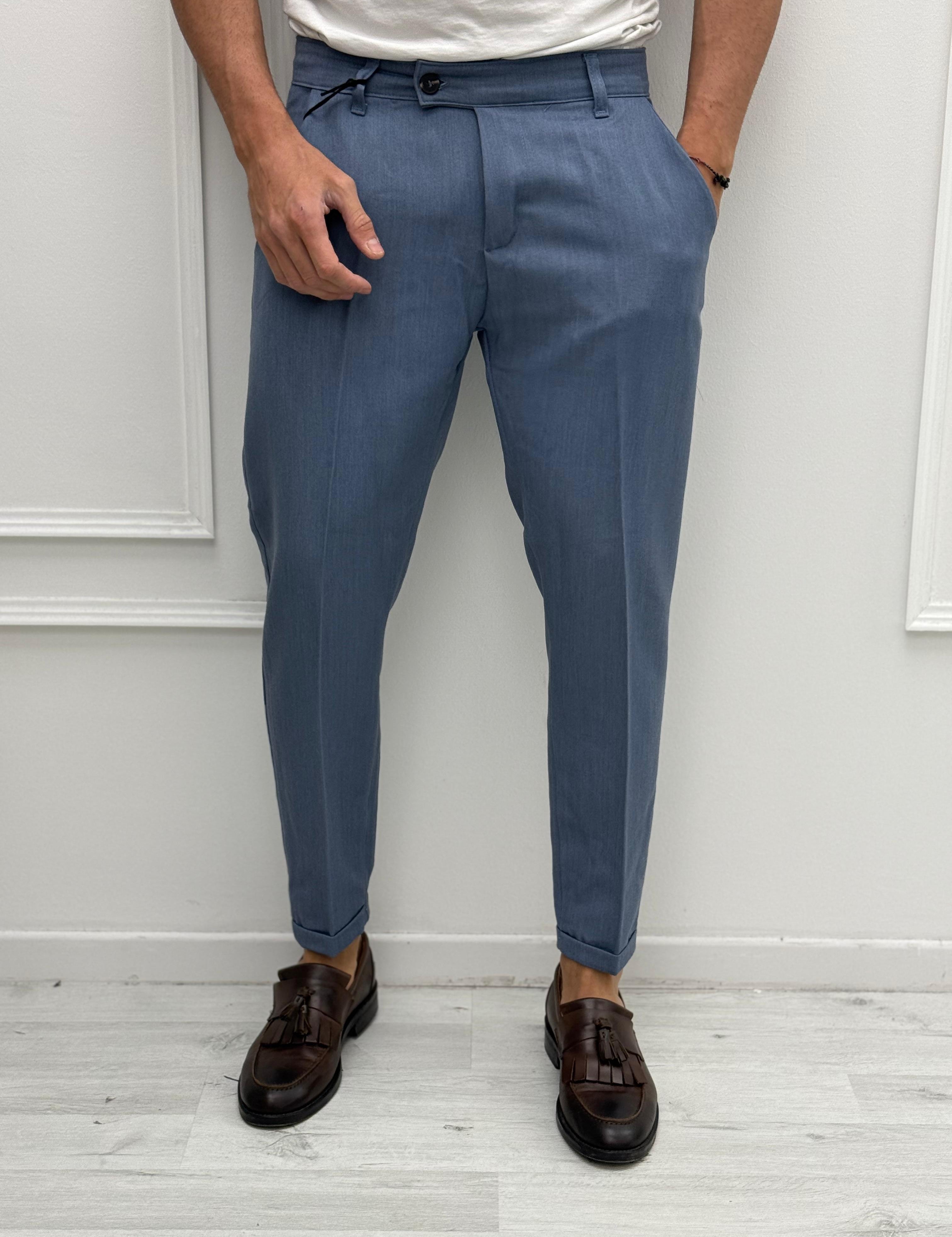 PANTALONE MOD CAPRI RISVOLTINO