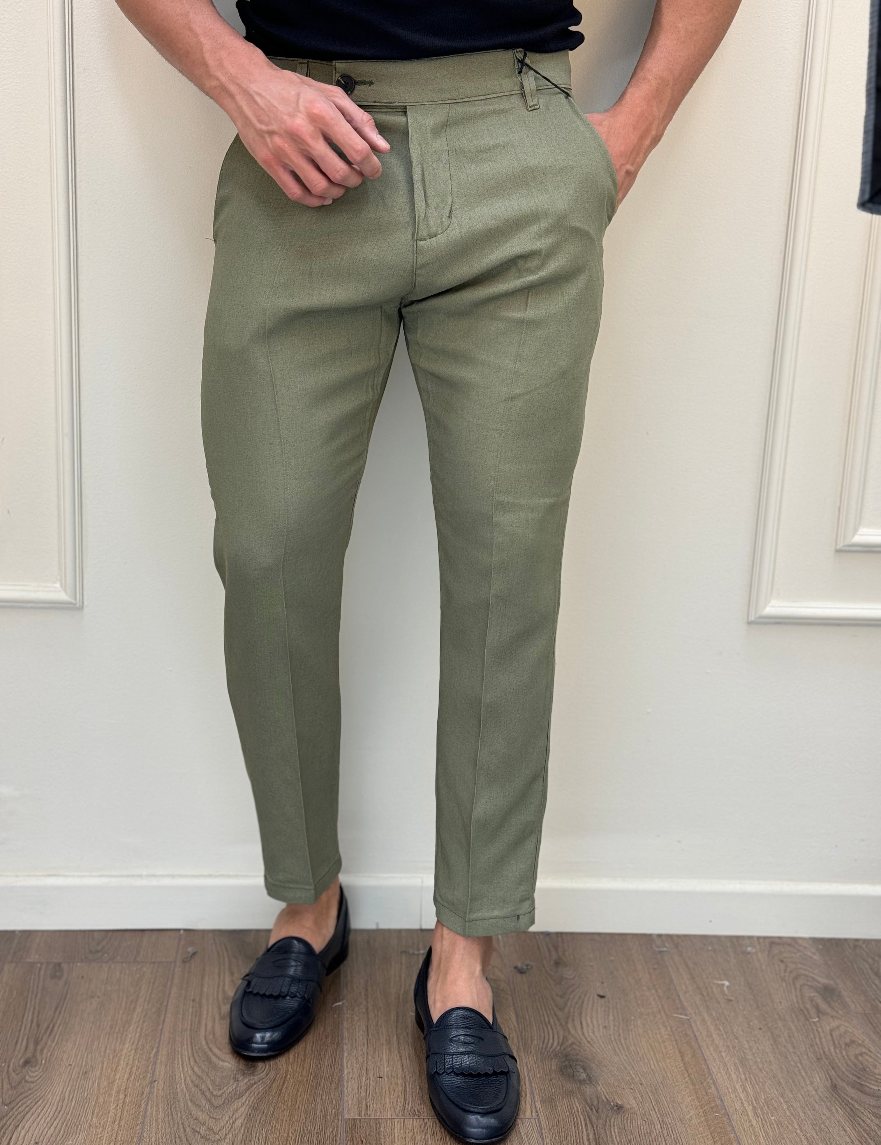 PANTALONE LINO MOD CAPRI