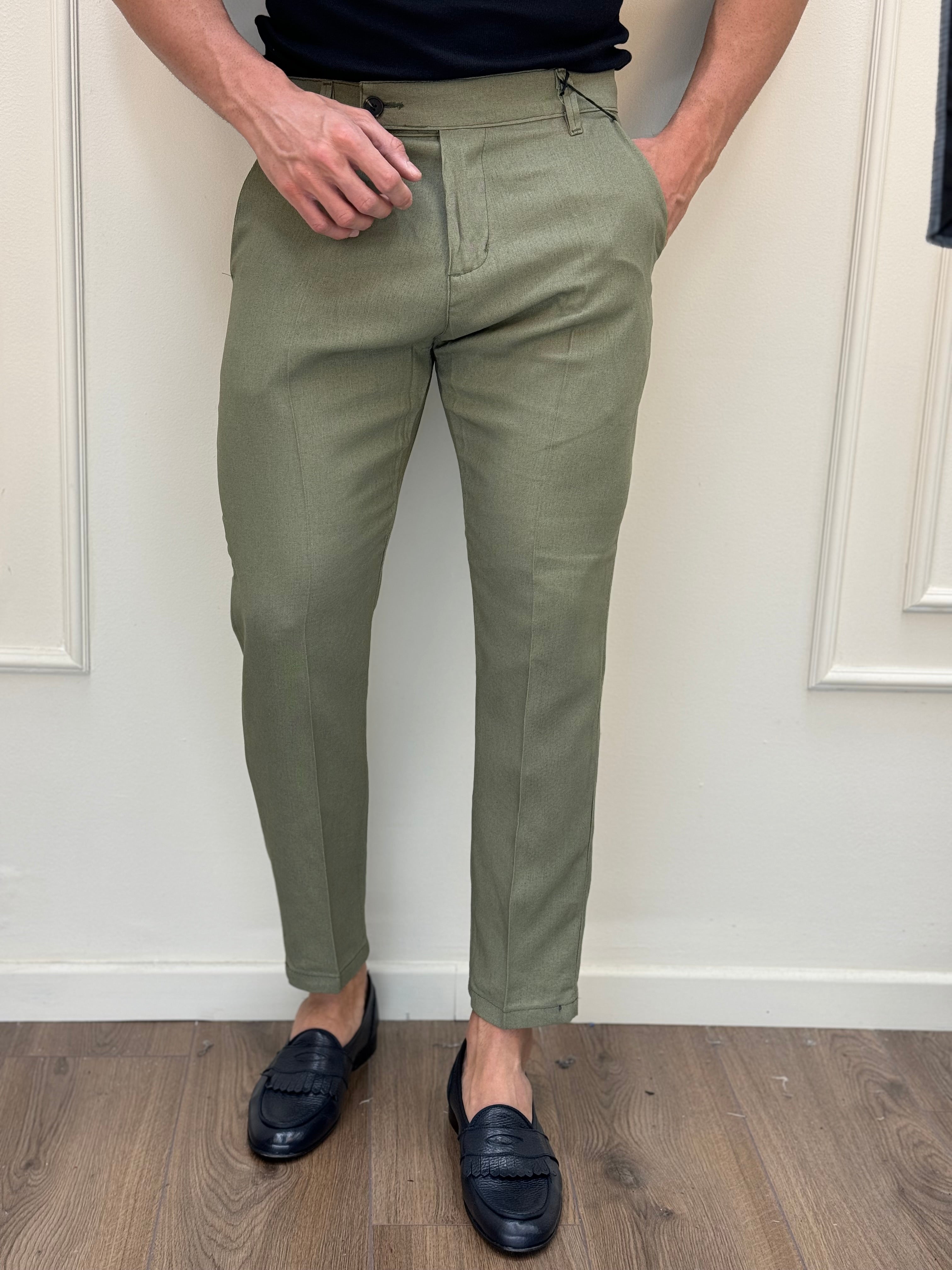 PANTALONE LINO MOD CAPRI