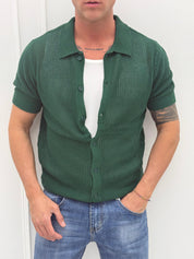 T-SHIRT CARDIGAN TRAFORATA