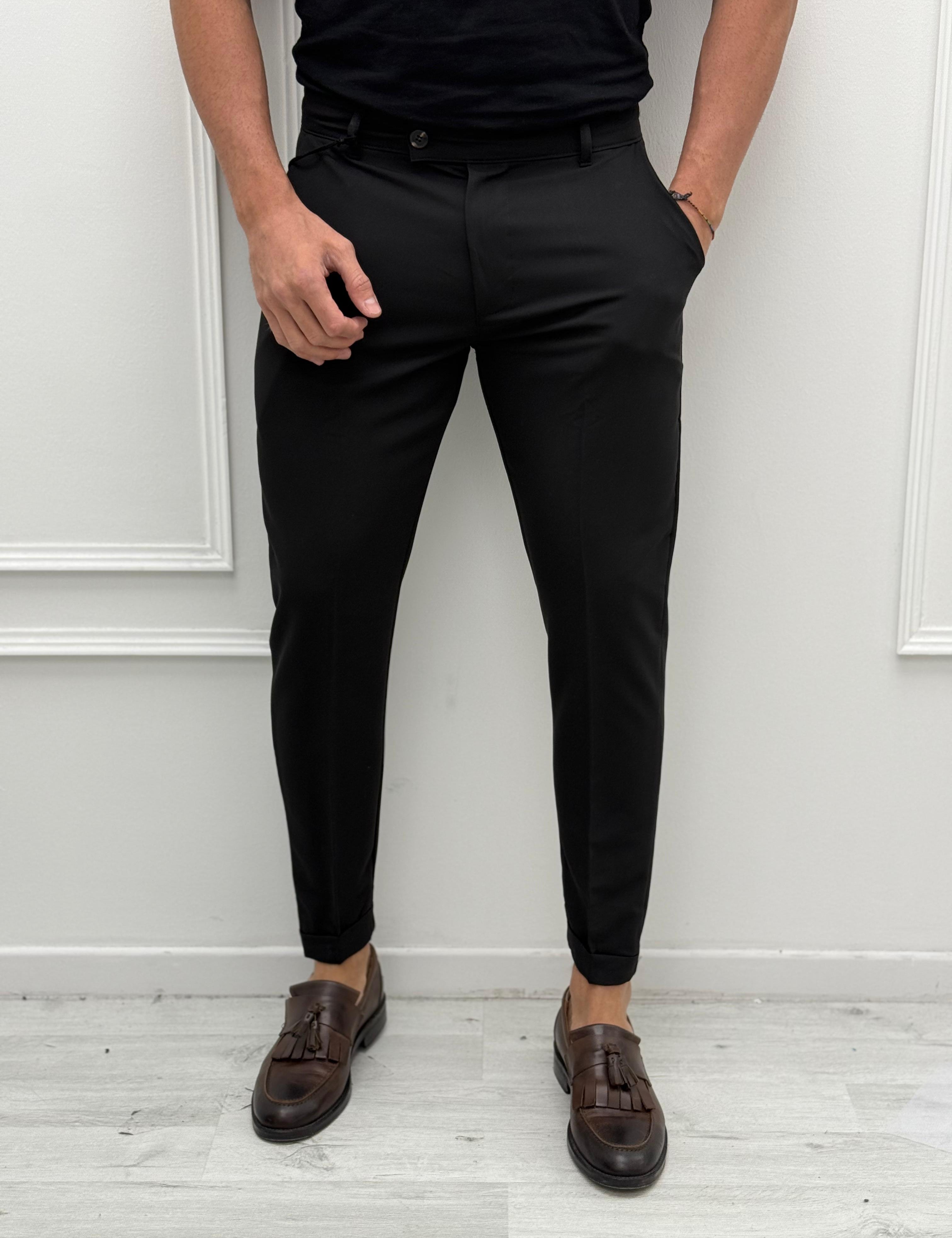 PANTALONE MOD CAPRI RISVOLTINO - ESTIVO