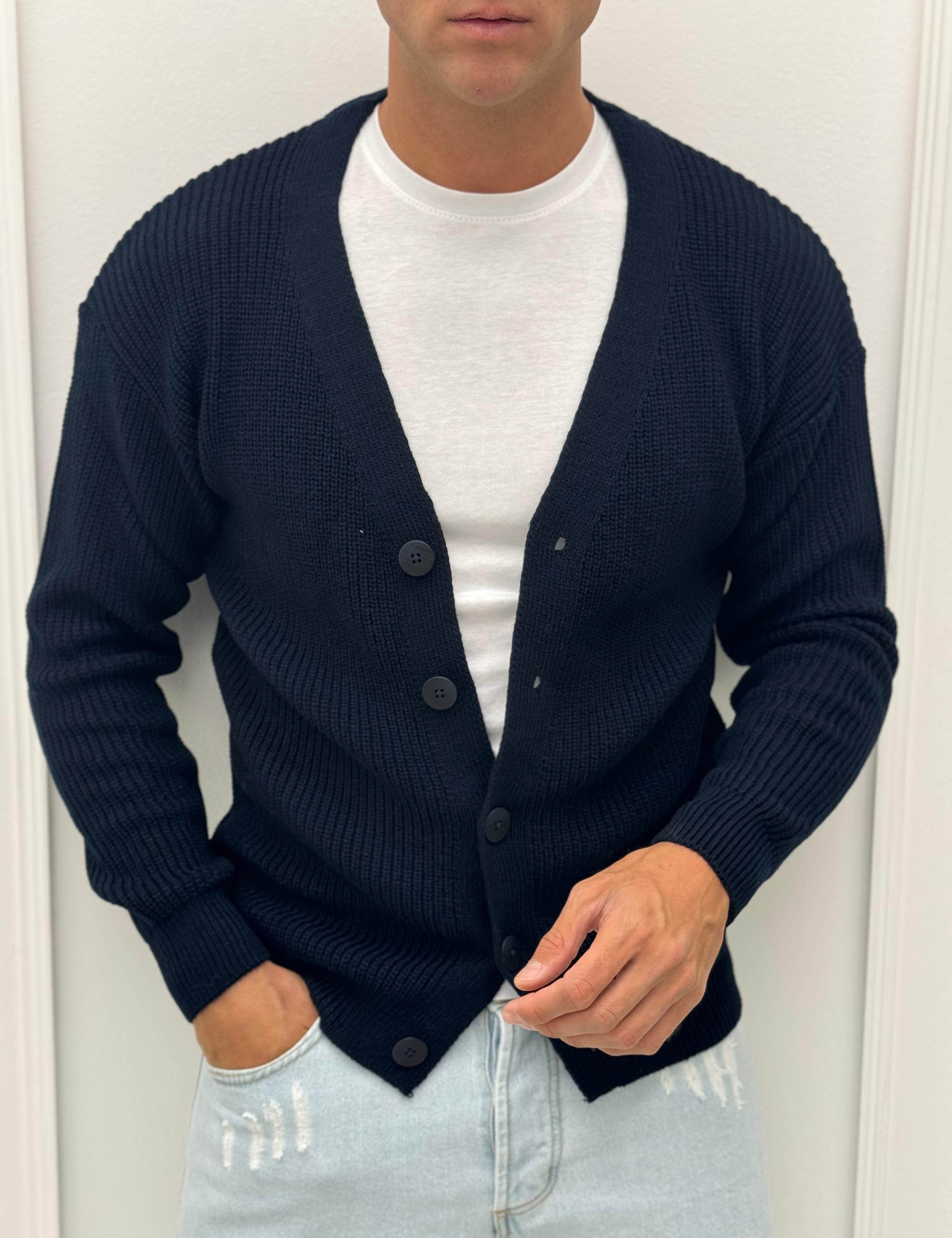 CARDIGAN BASIC IN FILO